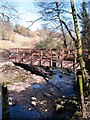 Footbridge over the beck in BD22 0FP