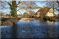 Village pond at Diddington in Diddington