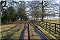 Church path at Diddington in Diddington
