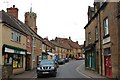 South Petherton: View along St James's Street in TA13 5NA