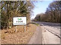 Approach to Hook from the west along the A30 London Road in RG27 9NQ