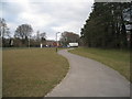 Cycle path to Rooksdown estate in RG24 9RG