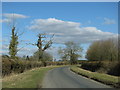 Siddington Lane curves towards Siddington in GL7 6HH