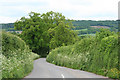 Pitminster: approaching Angersleigh in TA3 7NZ
