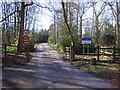 Entrance drive to Winchfield Lodge in RG27 8BU