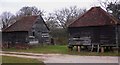 Old barns at Mitchell Park Farm in GU28 9LA