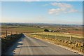 Chaldon Herring: Hilltop view of the road towards Owermoigne in DT2 8EA