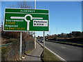 Poole : Road Sign on Canford Way in BH12 4NP