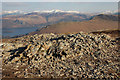 Eastwards from the summit of Barrow in Above Derwent