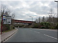 Railway bridge over Lowfields Way in HX5 9QH