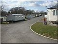 Shorefield Country Park, caravans in SO41 0PB