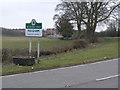 Measham town sign in Measham North Ward