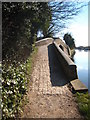 Towpath bridge alongside the Grand Union Canal at Cowley Peachey in UB8 2WA