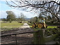 Gate and stone stile at Hall Farm, Cutthorpe Green in Cutthorpe