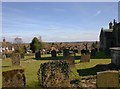 View from the churchyard, All Saints, Leek Wootton in CV35 7RG