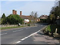Road junction on the B2163 at West Farleigh in ME15 0PG