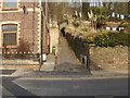Footpath to Sarn Place, Risca in NP11 6GU