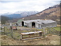 Farm buildings at Lianach Glen Buckie in FK19 8PF
