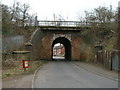 Railway bridge, Emerys Road in NG4 2QX