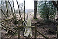 Footbridge in Brown's Wood in TN3 8AZ