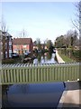 Pipe bridge, Grand Union Canal, Warwick in CV34 4NZ