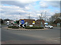 White Post roundabout, A614 in White Post