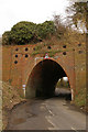 Clay Lane railway bridge in RH1 4DU