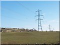 Pylons near Brynychain in LL54 6DP
