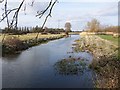 Channel of River Avon near South Charford Farm in SP6 2AN