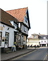 Diss - Church Road past the Dolphin House in IP22 4NQ