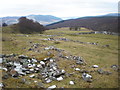 Remains of Crofting township above Dhivach Lodge in IV63 6XW