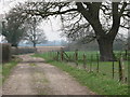 Track to Hall Farm in IP21 4HN