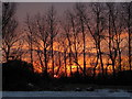 Early January sunset in Tinsley in S9 1WF