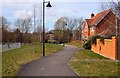 Footpath to the Health Centre in OX12 7JS