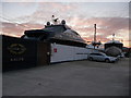 Poole : Sunseeker Fire Assembly Point in BH15 4FJ