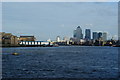 River Thames From Bermondsey in SE16 4BD