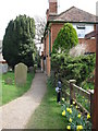 Footpath from the church in GU20 6QB