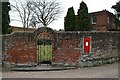 Old Bury Hill Stables: garden entrance and letter box in RH4 3NH