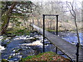 Footbridge across the Alness River in IV17 0YF