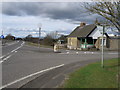 Road junction by the former Barnwell station in PE8 5PE