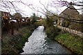 The River Thames looking upstream in SN6 6BE