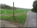 The North Downs Way and Elham Valley Way leave Patrixbourne Road in CT4 5DT