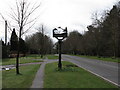 Chelwood Gate village sign in RH17 7JU