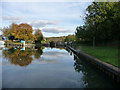 Approaching Eynsham Lock in OX29 4BX