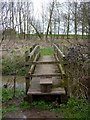 Footbridge on the Gipping path in IP6 8QG