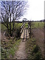 Footbridge into Blyth Meadow in IP19 8HH
