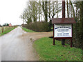 Entrance to Waveney Valley Holiday Park in IP21 4QF