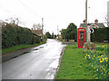 Harleston Road through the village of Rushall in IP21 4QD