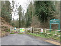 Entrance to Ampfield Wood in Ampfield