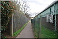 Footpath from Sovereign Way to Vale Rd in TN9 1PT